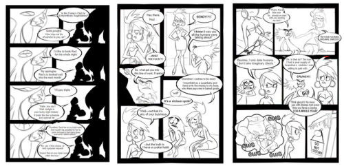 Sex whargleblargle:Comic Pages in the making. Lend pictures