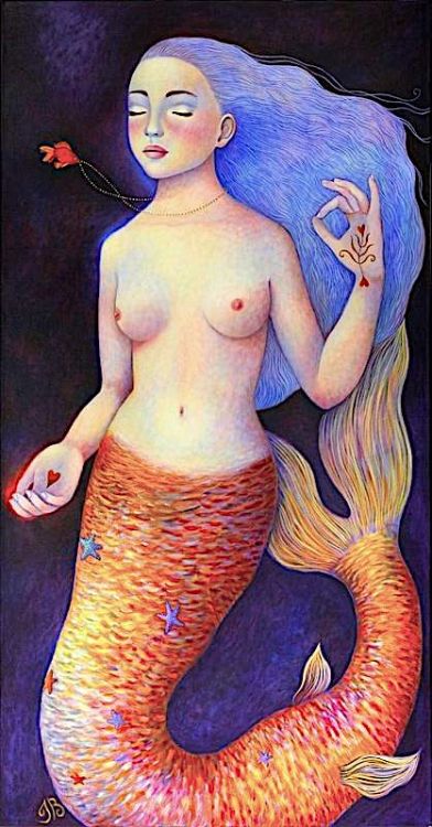 mermaidenmystic:mermaidenmystic:Mermaid Sisters by Isabella Bryer ~ isabellebryer.typepad.co