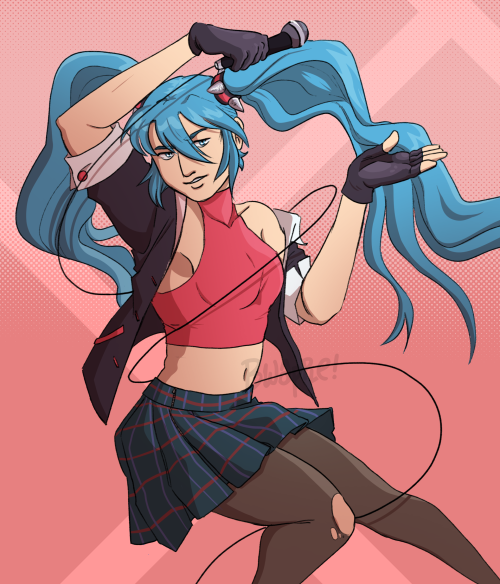 bwappleart:miku time