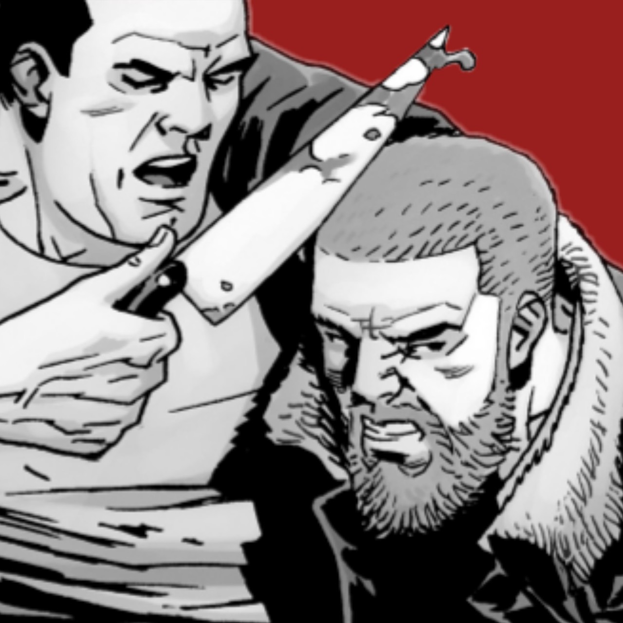 twd-comic-icons:  Negan and Rick Icons Requested by Anonymous   Likes/reblogs/credit