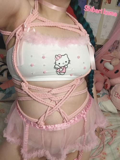 shibarikuma: Look at my new angelicfever bralette it’s so cute omg Their store is on esty, use