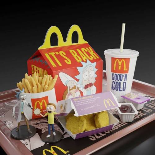 Rick and Morty McDonalds Happy Meal!