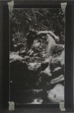 ontheedgeofdarkness:  Richard Forster Hesser nude with tape, 2011 