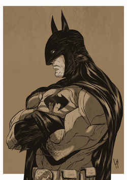 xombiedirge:  Batman and Bane by Gee Hale / Tumblr