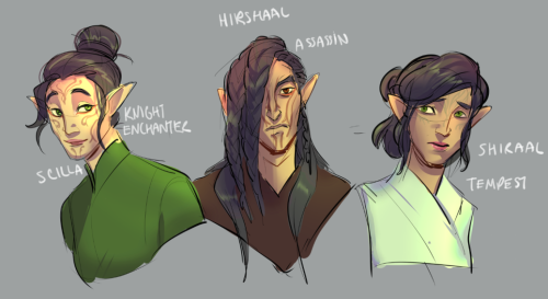 i liked to play my dai lavellans as a dysfunctional family