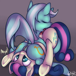 thisisponypronprivilege:  Lyra Bon Bon 69 Welp.  People found and posted a bunch of art.  Time to re post here.  I’m gonna leave a few out I’m not totally happy with.  This one barely made the cut. https://derpiboo.ru/961952   Mmnf~