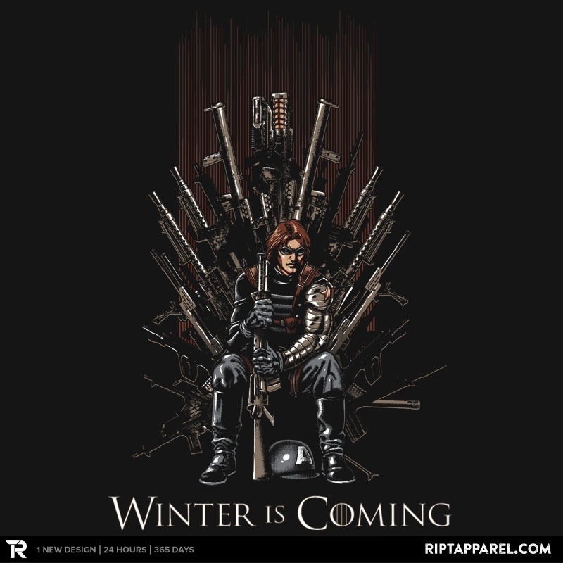 tshirtroundup:
“ Winter’s Coming - by Gentleman Bob
Available for $10.00 from RiptApparel for 24 hours only.
”