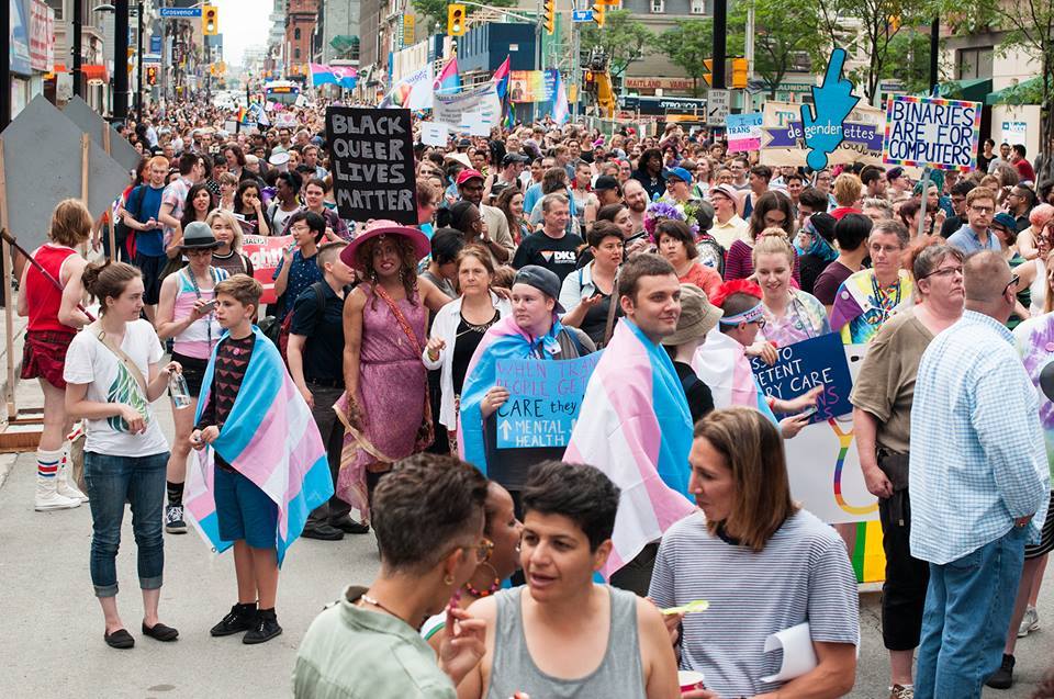 allthecanadianpolitics: Toronto’s Trans March; June 25th, 2017. See the rest of