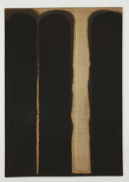 nobrashfestivity:Hyong-keun Yun, Burnt Umber &amp; Ultramarine Blue, 1976