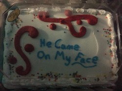 nick-avallone:  the cake we got for my friends birthday lmao