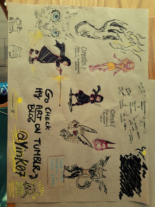 My Drawingsss Today In A Restaurant: