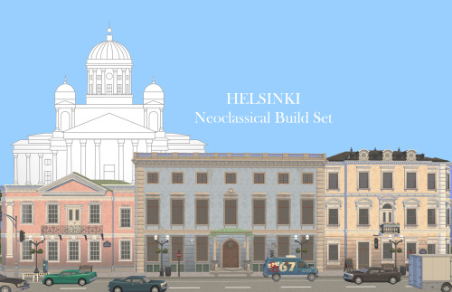  Helsinki Neoclassical build setI’ve created a small build set with a Neoclassical color palet