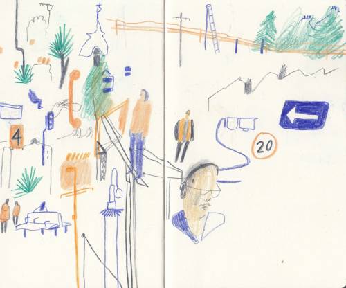 charlotteagerillustration:train journey