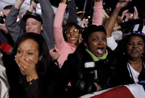 stereoculturesociety:CultureHISTORY:  Election Night in America - November 4, 2008On this date 