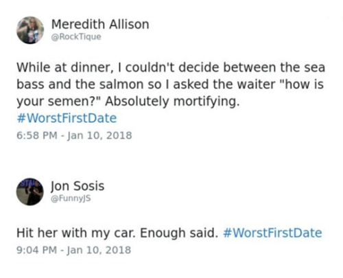 wwinterweb:  People Share Their Worst First Date Stories (See 14 More)