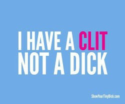 limpdenny: littlepussyboitommy:  sissyprincesslily:  Well its small enough   small enough for a clit Yes it’s a clit. 