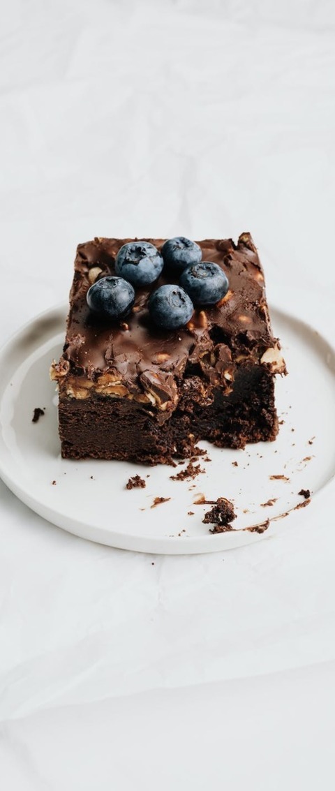 Blueberry And Walnut Fudge Brownies Recipe