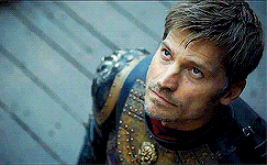 n-barnes: Ser Jaime Lannister was twin to Queen Cersei; tall and golden, with flashing green eyes an