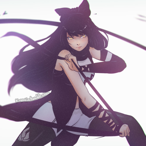 koyoriin:  http://www.pixiv.net/member.php?id=12576068http://instagram.com/koyori_n Drawing of Blake! (So far I’ve also drawn Ruby and Weiss!) 
