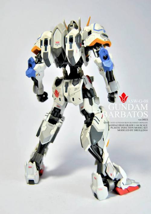 sawutwo:  (模型・プラモデル投稿SNS【MG-モデラーズギャラリー】ガンプラ｜AFV｜ジオラマ｜ - 1/144 HG Barbatos ver.Dree by Adree Adreanから)  