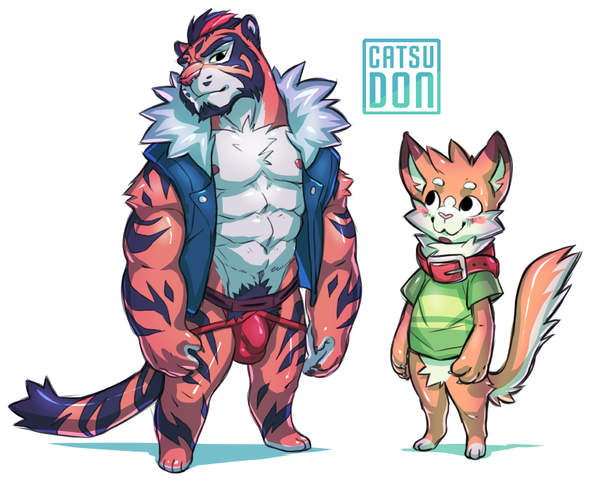 catsudon:   Hot tiger dude returns with a hot bod and bootay! ヽ(=^･ω･^=)丿