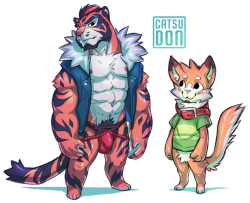 Catsudon:   Hot Tiger Dude Returns With A Hot Bod And Bootay! ヽ(=^･Ω･^=)丿