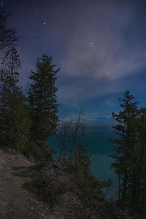 oneshotolive:  White cedars on the cliffs of Lake Michigan, Wisconsin (OC)(4000x6000) 📷: Manfredhoffman 