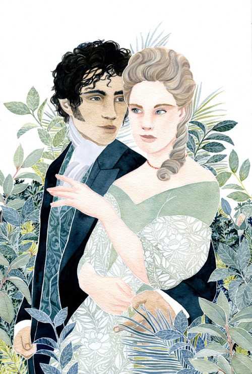 angelahadrill: Paintings made for a competition to illustrate “Mansfield Park” by Jane A