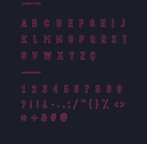 ilikefonts: Neoneon  • All Caps Display Font ♥  FREE DOWNLOAD