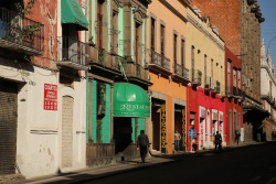 roundmexico:  Streets of Puebla, Mexico. 