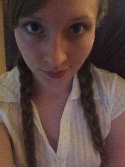 Braids and no makeup 