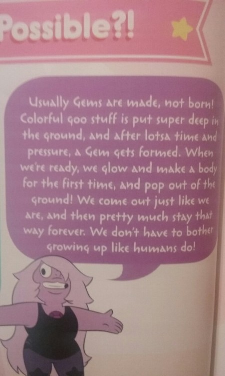 pearlpines: Yo the book just told us how they make Gems in their Universe 
