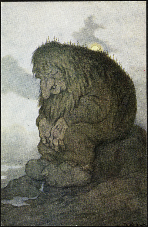 Theodor Kittelsen Illustrations for Norwegian fairy tales