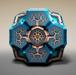 littlelimpstiff14u2:  And it occurred to me that these must be holographic viral projections from an autonomous continuum that was somehow intersecting my own Top 4 Images  Fabergé Fractals by Tom Beddard, Rendered with the artist’s WebGL 3D fractal