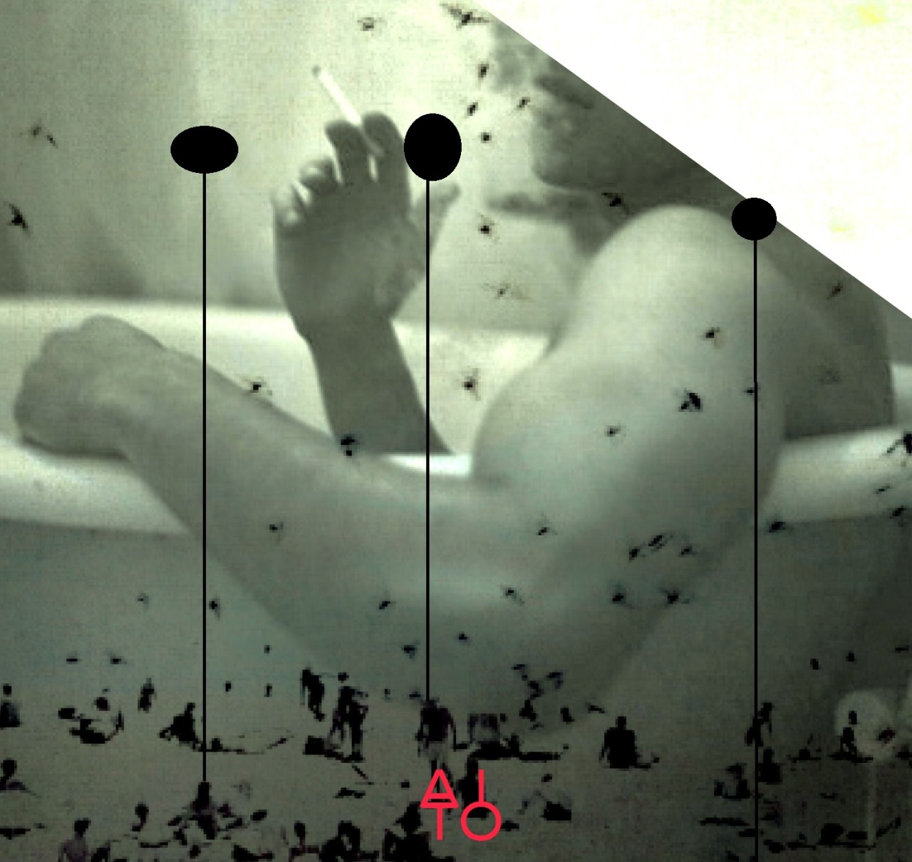 lettheangelsfall:  Beach Dream no. 99 (digital collage) - Angel Ito 2015