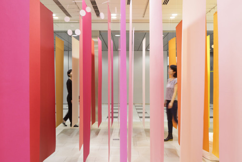 archatlas:100 Colors Emmanuelle Moureaux　“100 colors” is an installation series began in