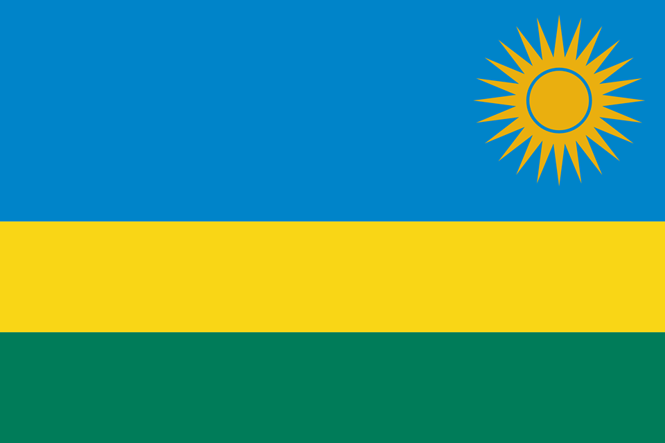 oxfamgb:
“In 2001, Rwanda replaced its old flag because of its associations with the genocide, and brought in this brand new lovely flag. Blue symbolises happiness and peace, while yellow stands for economic development. Green means the hope of...