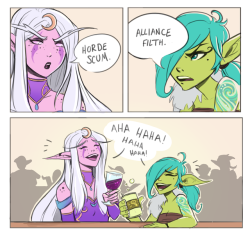 faebelina:  My girls aren’t buying this whole “faction war” thing XD  