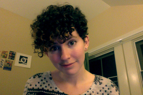 alittlekinderthannecessary:My new haircut either makes me look like a winter pixie or a 12-year-old 