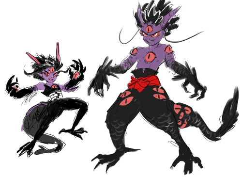 mauxilio:Last summer I tried redesigning Hiei’s Jagan form.He still looks absolutely goddamn r