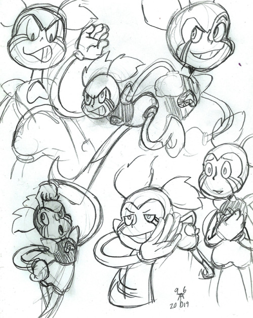 galaxywitch9:  Also felt like sharing some sketches of Steg as well as our new best friend™  