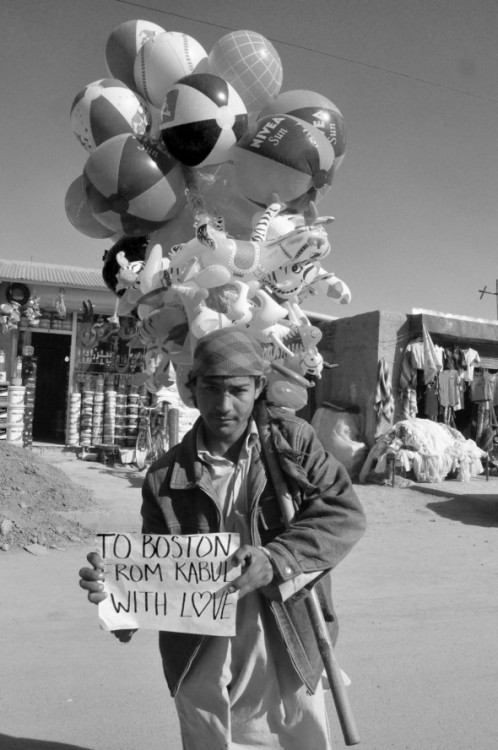 luminousabeer:apostropheincluded:kimyadawson:meghan-casey:From Boston to Kabul with love. See t