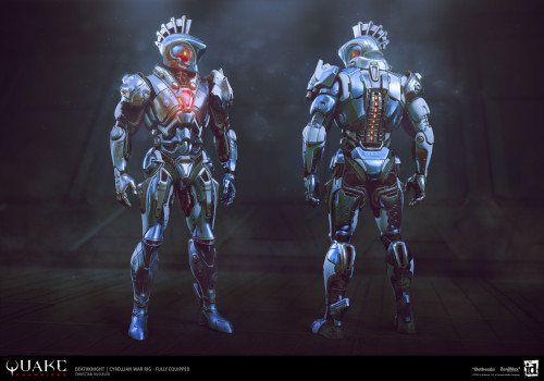  Quake Champions: Deathknight | Cyrellian War Rig ingame model - by Christian Russeler“The Quakecon 