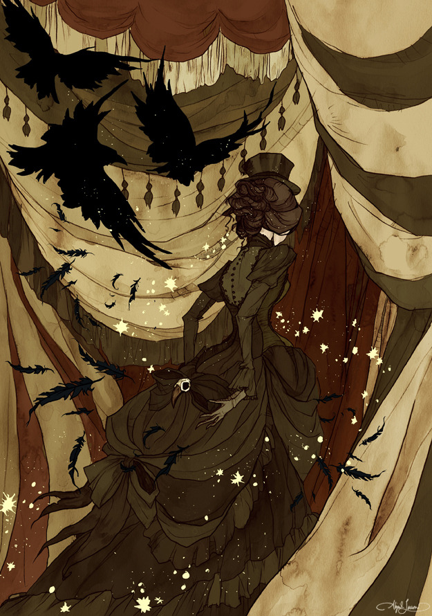 gothiccharmschool:  matahitorigoto:  http://abigaillarson.deviantart.com  abigaillarson