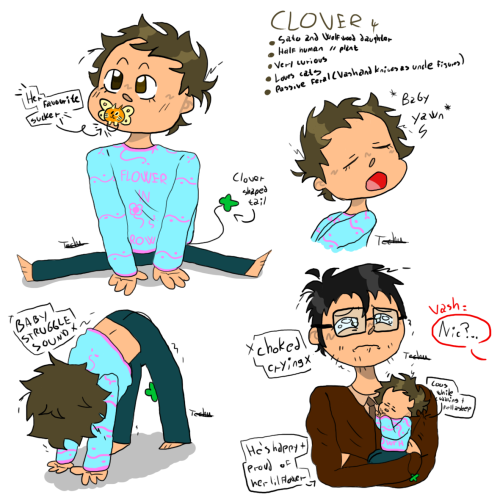 Here's Clover My Original Oc From My Original Modern!Trigun Au
