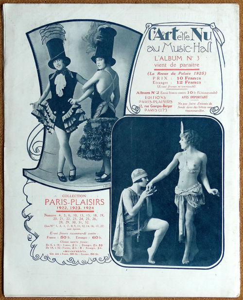 decoseeker:  From the pages of Paris Plaisirs magazine 1925 