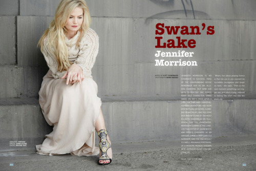 pressingoutalongtheshore: Jennifer Morrison and Colin O’DonoghueNovember issues of Bello Magaz