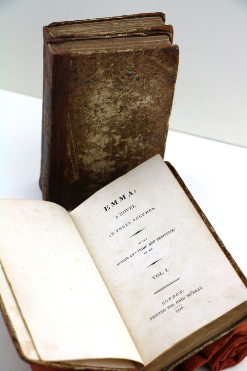 uispeccoll: Happy 200th Birthday to Jane Austen’s Emma! Emma was published in three volumes on