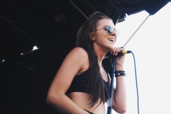 ohhmel:  Lyndsey of PVRIS // Warped Tour