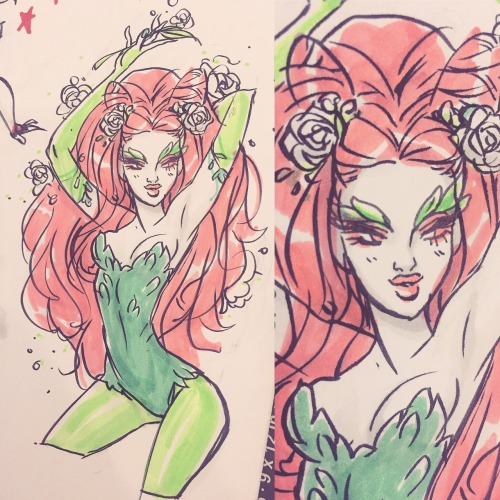 babsdraws:  🌿💋Uma Ivy💋🌿 #Inktober : DAY 3 